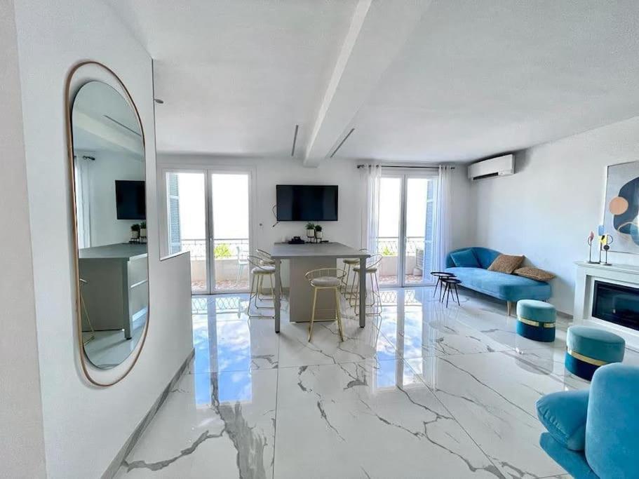 Beach Front, Superbe Appartement Pour 4 Personnes Nice Luaran gambar