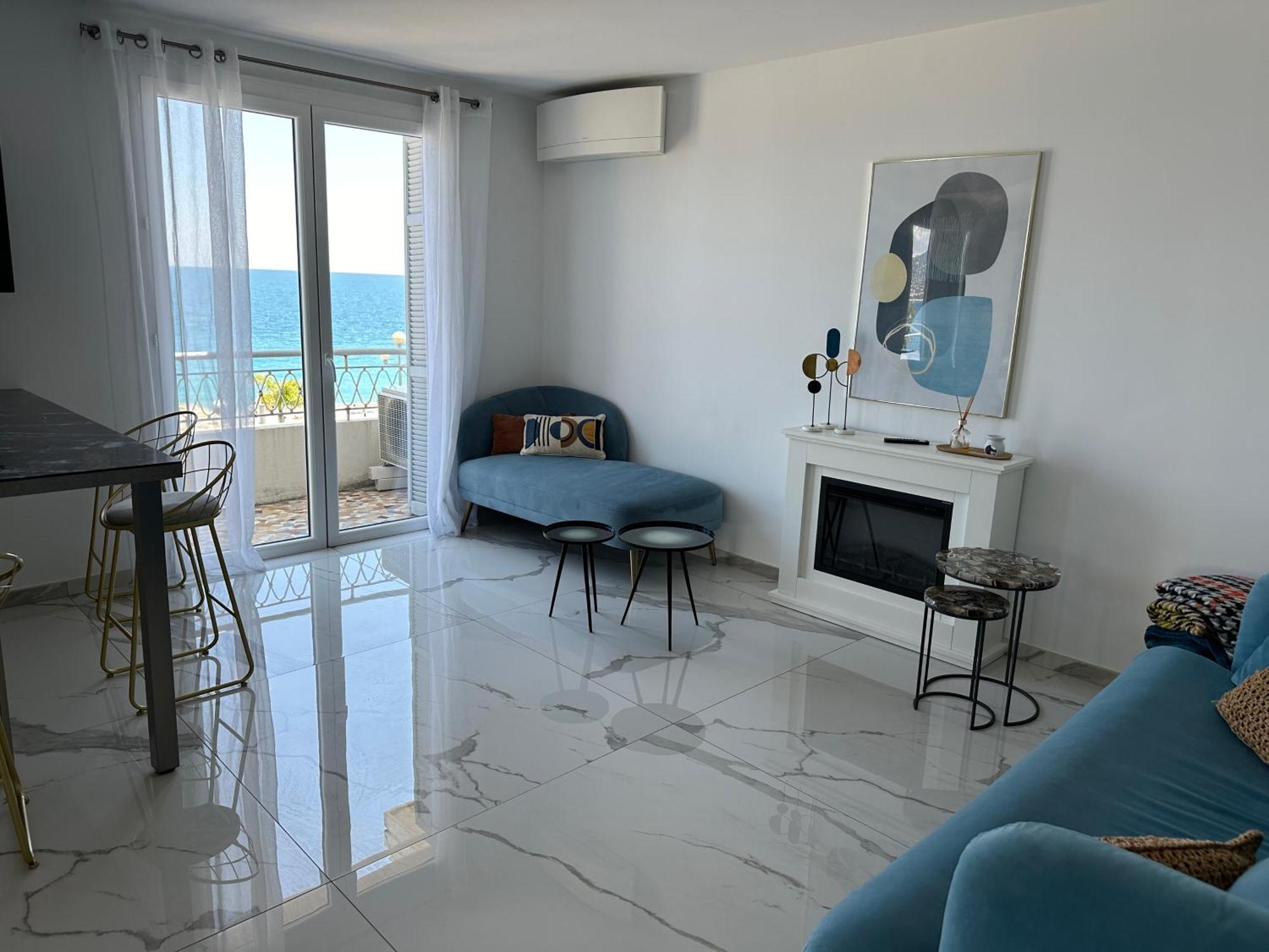 Beach Front, Superbe Appartement Pour 4 Personnes Nice Luaran gambar